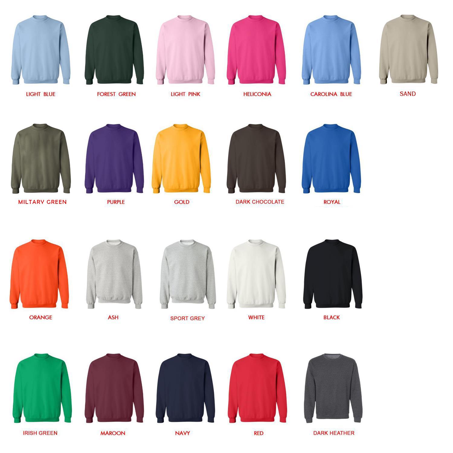 sweatshirt color chart - Ace Attorney Merch