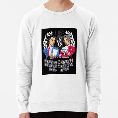 ssrcolightweight sweatshirtmensfafafaca443f4786frontsquare productx1000 bgf8f8f8 44 - Ace Attorney Merch